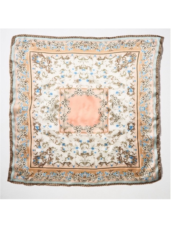 Anthropologie Accessories - New! Anthropologie Wallpaper Print 27” Hair Neck Bag Scarf NWT